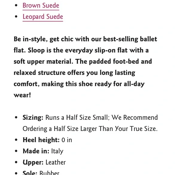 NIB French Sole/NY Sloop Flats in Bronze Metallic - Picture 6 of 6